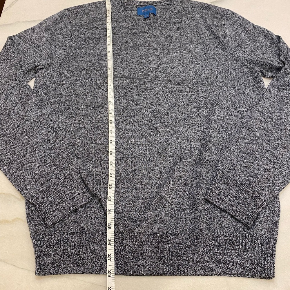 Fairlane Mens Sweater Size Large Gray Merino Wool NWOT - Picture 6 of 9